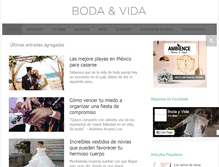 Tablet Screenshot of bodayvida.com